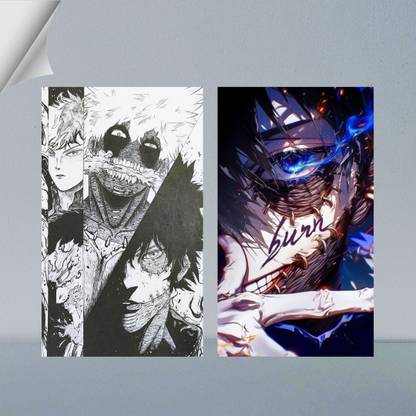 VIRGIN ARTS | DABI - HAND MADE DRAW FROM MY HERO ACADEMIA | DIGITAL ART - 37 | SET OF 2 | 300 GSM A4 POSTER Photographic Paper