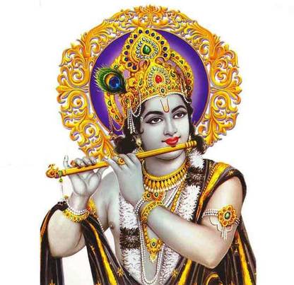 Beautiful lod Krishna HD Wallpaper on Art Paper Fine Art Print