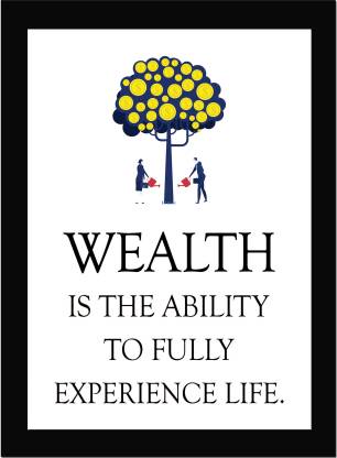 Wealth - Inspirational Quotes, Poster, Trading, Stock Market 