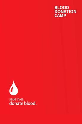 Poster Blood Donation Camp sl-9495 (Wall Poster, 13x19 Inch, Matte Paper, Multicolor) Fine Art Print