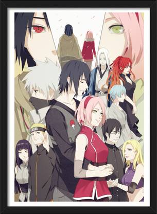 Naruto Shippuden Couples | Naruto Frames & Posters | Anime Paper Print