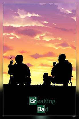 Hd Breaking Bad Breaking Bad Jesse Pinkman Walter White Matte Finish Poster P-12640 Paper Print