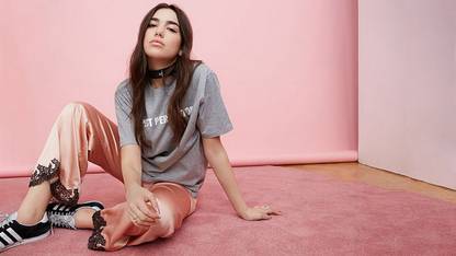 dua lipa celebrity singer model Paper Print