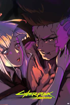 Cyberpunk Edgerunners Lucy and David Poster 12 x 18 inch 300 GSM Paper Print