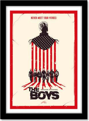 The Boys Series Framed Poster With Acrylic Sheet For Room & Office Paper Print
