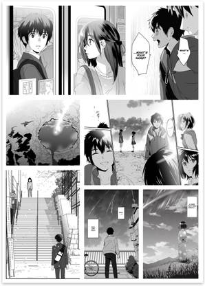 Your Name Nandemonaiya Anime Manga Wall Posters, Waterproof Non-tearable 125 Micron sheet Size A3 Paper Print