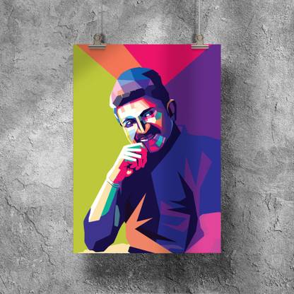 Puneeth Rajkumar, Appu Portrait Fine Art Print