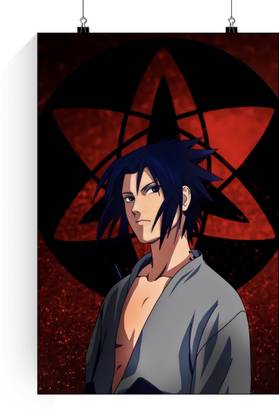 Sasuke Poster | Naruto Sasuke Uchiha Sharingan Poster | Naruto Sasuke Uchiha Sharingan Anime Posters | Sasuke Wall Poster Paper Print