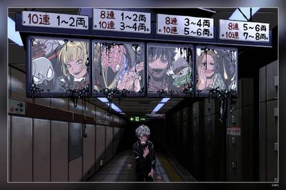 Dabi Boku No Hero Academia Himiko Toga Jin Bubaigawara Hd Matte Finish Poster P-15801 Paper Print