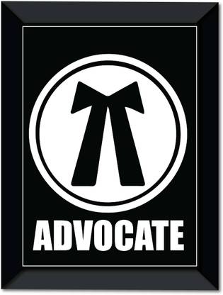 Advocate I Lawyer I The Court I Wall Frame A4 Fine Art Print