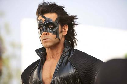 Poster Hrithik Roshan Bollywood Actor Large Poster sl-8277 (Large Print, 36x24 Inches, Banner Media, Multicolor) Fine Art Print