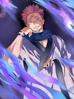 Sakuna Anime Poster | Goju Saturo Poster 12 X 18 Inch (Multicolor) Paper Print