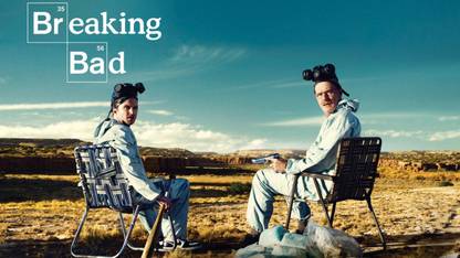 Poster Tv Show Breaking Bad Walter White Bryan Cranston Aaron Paul Jesse Pinkman sl-7596 (Wall Poster, 13x19, Matte Paper, Multicolor) Fine Art Print