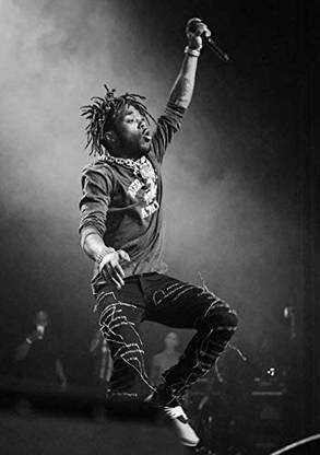 Lil Uzi Vert, Symere Woods, an American Rapper, Singer and Songwriter 12 x 18 Inch Poster Paper Print