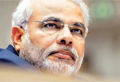 Poster Narendra Modi Photo Digital Art sl-14773 (LARGE Poster, 36x24 Inches, Banner Media, Multicolor) Fine Art Print