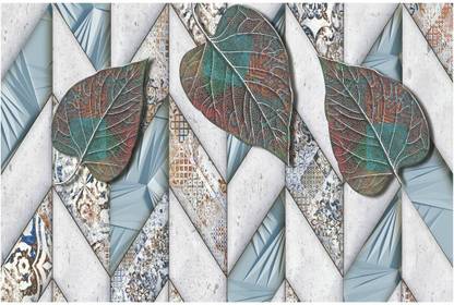luxury Peepal Leaf design 3D Poster