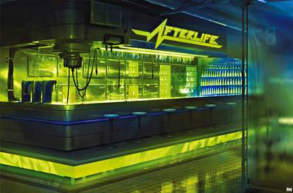 Cyberpunk 2077 Afterlife Poster 18 x 12 inch 300 GSM Paper Print