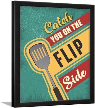 Chaka Chaundh - Kitchen quotes wall frames - Food Poster for Restaurant, Mess, Bakery, Cookery - Framed Posters for kitchen - Dining quotes wall frames - (14 X 11 Inches) Paper Print