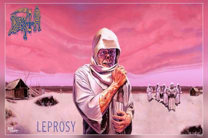 Death Metal Death Death Band Chuck Schuldiner Matte Finish Poster P-10624 Paper Print