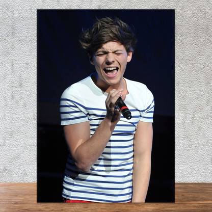 Poster Louis Tomlinson 1Direction sl-4790 (Wall Poster, 13x19 Inches, Matte Paper, Multicolor) Fine Art Print