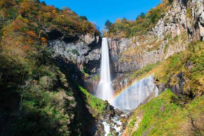 Beautiful waterfalls poster Multicolor Photo Paper Print Poster Photographic Paper