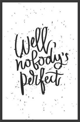 | Nobody's Perfect | Breaking Bad Print Poster Paper Print