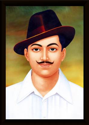 RESPECTED SHAHEED BHAGAT SINGH PHOTO FRAME Photographic Paper