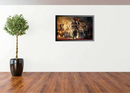 Movie Poster with Frame Gloss Lamination M69 Paper Print