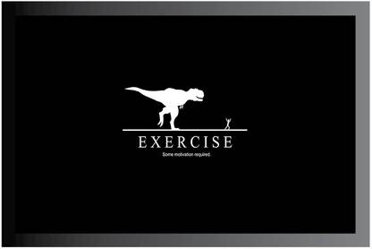 Motivational Quote Frame Poster For Room Synthetic Wood Gloss Lamination F18 Paper Print