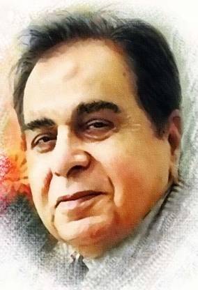 Poster Dilip Kumar Digital sl-12845 (LARGE Poster, 36x24 Inches, Banner Media, Multicolor) Fine Art Print