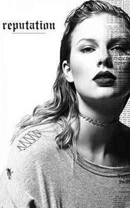 Taylor swift poster Bamboo Abstract Taylor-Swift Wall Poster Multicolour Medium Paper Print