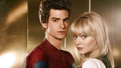 Poster The Amazing Spider Man Spider Man Gwen Stacy Peter Parker Andrew Garfield Movie sl-15090 (Wall Poster, 13x19 Inches, Matte Paper, Multicolor) Fine Art Print