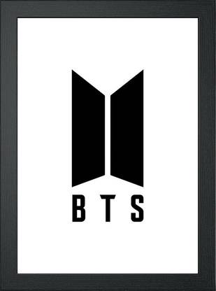 BTS Army Logo Collection Music Themed Exclusive Minimalist Design Paper, No Sticker Poster Paper Print