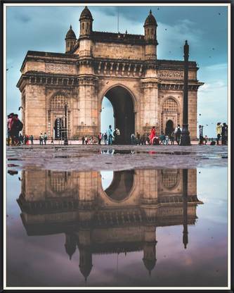 Mumbai Gateway of India Decorative Photo Frame High Quality Print Photographic Paper
