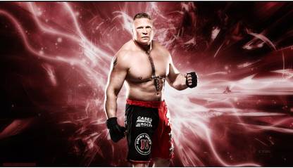 Wall Poster Brock Lesnar Wwe Champion (300 Gsm Matte Paper, 13 X 19 Inch, Multicolour) Fine Art Print