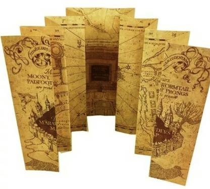 Big Size 75 x 22 cm Harry Potter Marauders Map Poster or Wall Art Collectible Paper Print