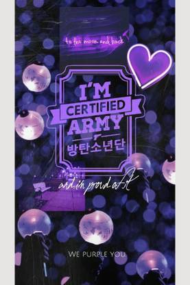 Bts Army Bangtan Boy V suga J-Hope Jungkook Jin Jimin Rm Hd Printed 8X12In_BTS_584 Paper Print