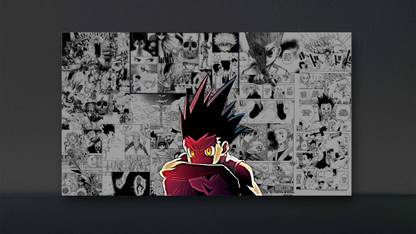 HUNTER X HUNTER I GON FREECSS I 300 GSM MANGA POSTER I A3 FRAME 3D Poster