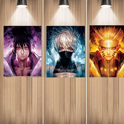 Naruto Anime 3D Poster- B|Perfect for decorating bedrooms, living rooms 3D Poster