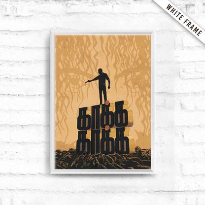 Kaakha Kaakha Tribute Poster White Frame Photographic Paper
