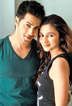 Poster Ali Bhatt & Varun Dhawan Dasing Pic sl11557 (Wall Poster, 13x19 Inches, Multicolor) Fine Art Print
