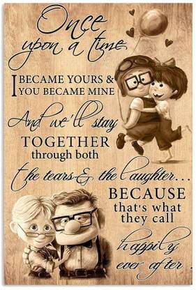 Poster For husband Say I love you you are my everything in my life Love Quote Paper Print