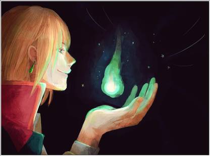 Howl S Moving Castle Studio Ghibli Howl Calcifer Nonbiri Ta Matte Finish Poster Paper Print