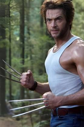 Hugh Jackman for Room Wall Decoration, Size - 12 X 18 inches || EB ART 4769 Paper Print