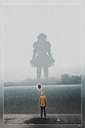 Scenes Characters Theater Pennywise Hd Matte Finish Poster Paper Print
