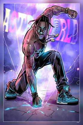 Travis Scott Astroworld Hero Size Matte Finish Poster P-7506 Paper Print