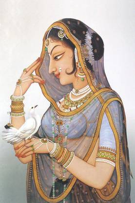 Queen Padmavati History Paper Print Poster Fully Waterproof & Laminated | Decoration For Wall Poster, Wall Painting, Washable Paper Poster, Natural Paper Art Painting Poster, Home Decor, Office Decor Etc, Size (12"X18" Inch) Paper Print