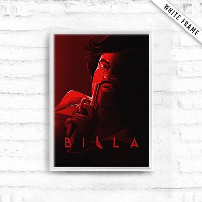 Billa's Rage Poster White Frame Photographic Paper