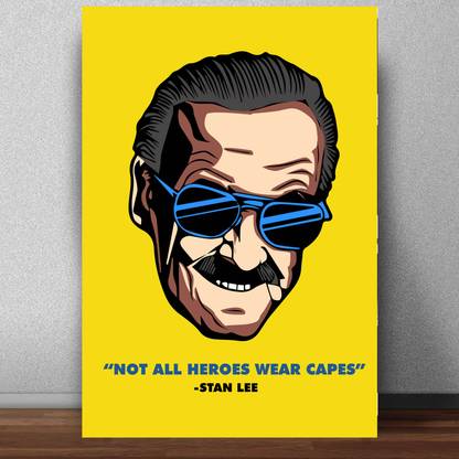 Stan Lee Motivational Poster for Room & Office (13 Inch X 19 Inch, Rolled) Paper Print