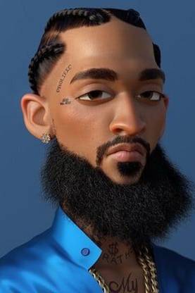 Nipsey Hussle Poster for Room Wall Decoration, Size - 12 X 18 inches || VE EB ART 11546 Paper Print